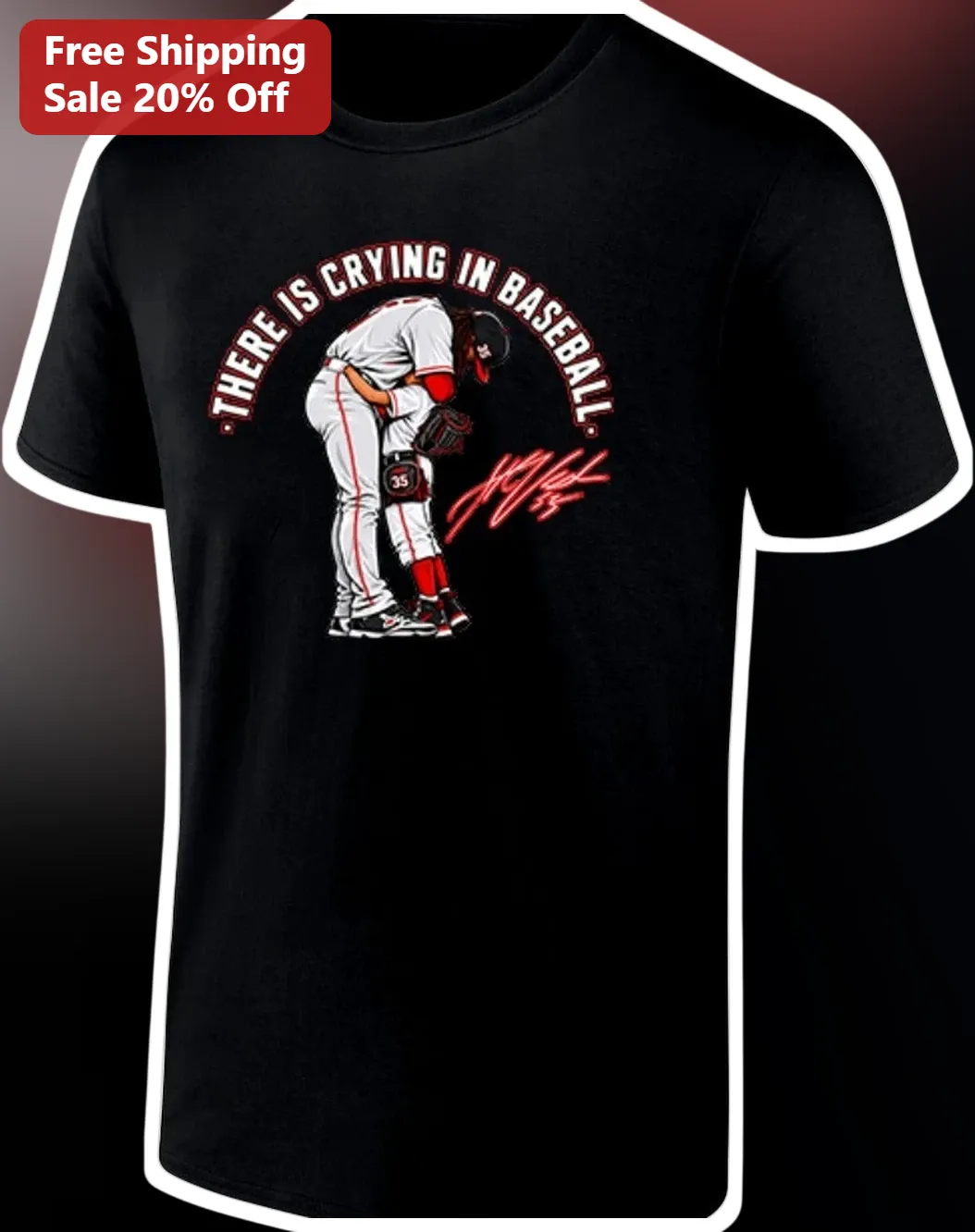 There Is Crying In Baseball Tee Funny Movie Quote Shirt for Baseball Fans Coaches Players