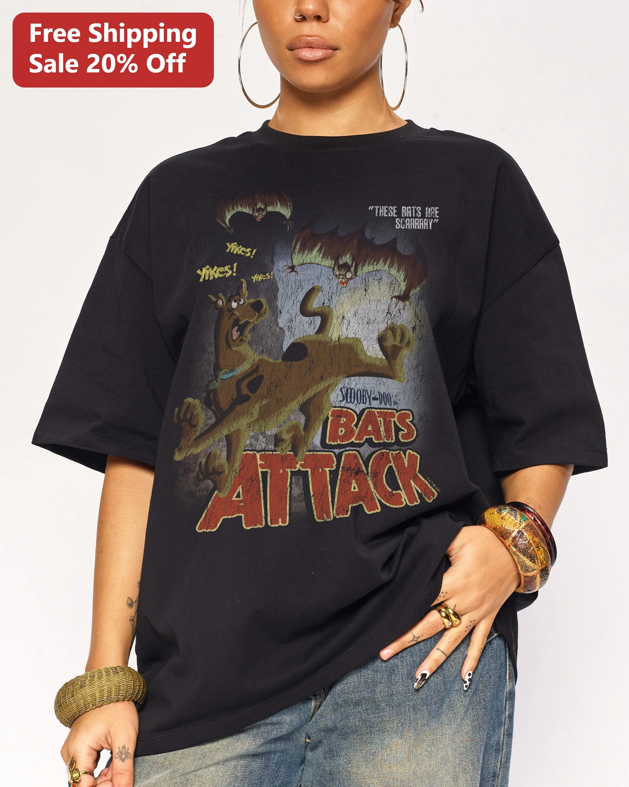 These Bats Are Scarray Scooby-Doo Halloween Graphic Tee