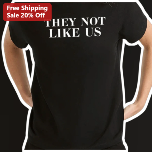They Not Like Us Tee Jordan Peele Us Movie Horror Apparel Black Graphic Shirt