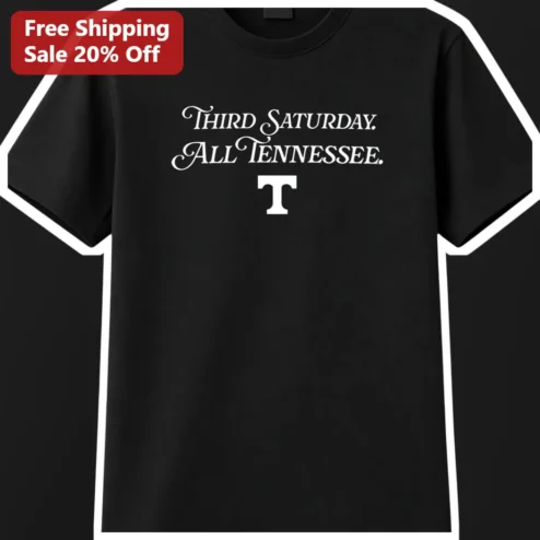 Third Saturday in October All Tennessee Tee UT Volunteers College Football Game Day Shirt