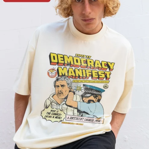 This Is Democracy Manifest Succulent Chinese Meal Tee
