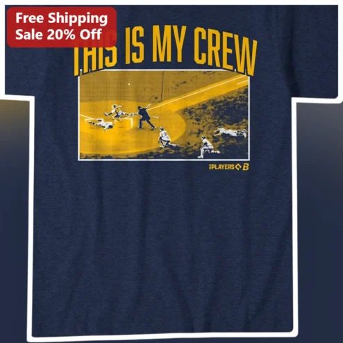 This Is My Crew Vintage Baseball Graphic Tee For Team And Group