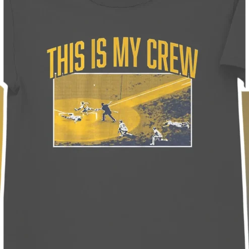 This Is My Crew Vintage Baseball Team Graphic Tee for Players and Coaches