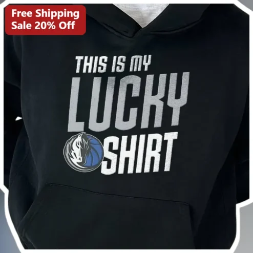 This Is My Lucky Shirt Dallas Mavericks Hoodie NBA Basketball Fan Gift