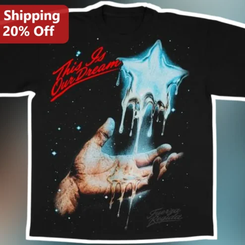 This Is Our Dream Tour Fuerza Regida Merch Surreal Cosmic Star Graphic Tee