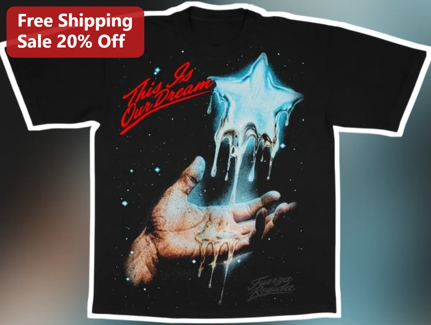 This Is Our Dream Tour Fuerza Regida Merch Surreal Cosmic Star Graphic Tee