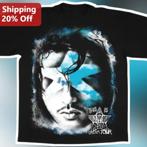 This Is Regida Dream Tour Prince Lightning Bolt Graphic Tee