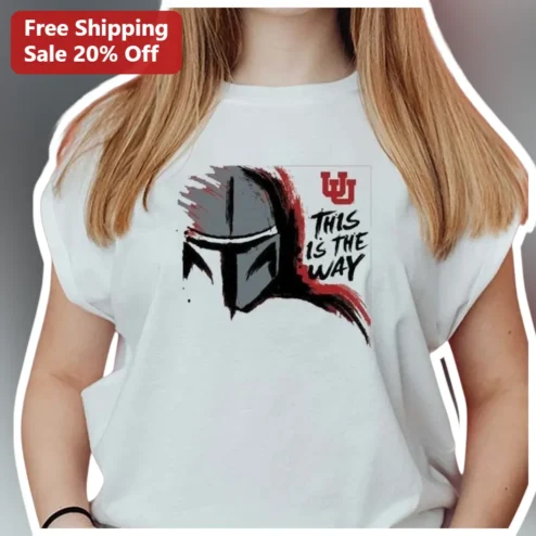 This Is The Way The Mandalorian Helmet Utah Utes Graphic Tee