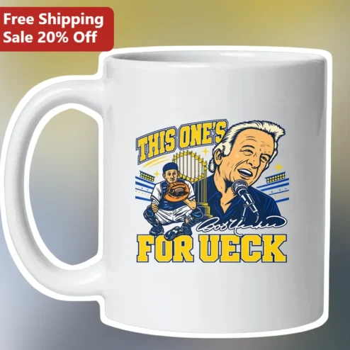 This One's For Ueck Mug Bob Uecker Tribute Milwaukee Brewers Memorial Gift