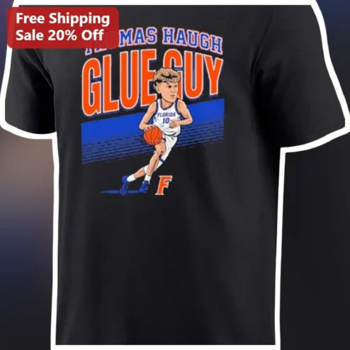 Thomas Haugh Glue Guy Tee Florida Gators Basketball Fan Shirt