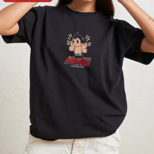 Threadheads Astro Boy Tee Retro Anime Pop Culture Graphic T-Shirt for Men Women