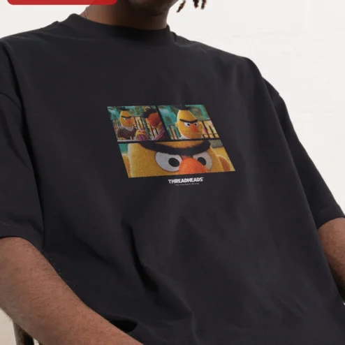 Threadheads Bert Angry Comic Strip Graphic Tee Vintage Pop Culture Gift
