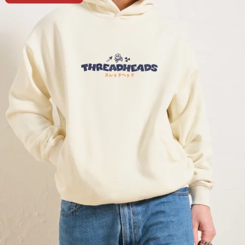 Threadheads Hoodie Funny Sewing Humor Graphic Pullover for Crafters and Quilters
