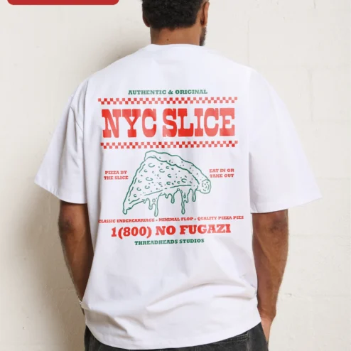Close-up of Threadheads Studios Ratatouille Chef Graphic Tee Pop Culture Foodie Gift for streetwear fans in Chicago, Illinois
