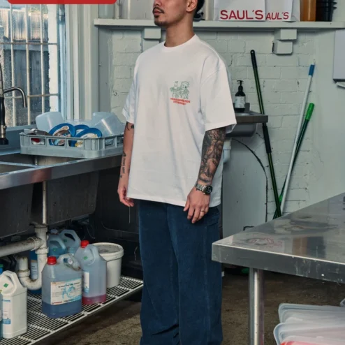 Customer in Chicago, Illinois wearing Threadheads Studios Ratatouille Chef Graphic Tee Pop Culture Foodie Gift