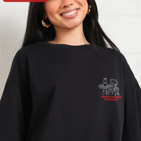 Customer in Chicago, Illinois wearing Threadheads Studios Ratatouille Chef Graphic Tee Pop Culture Foodie Gift