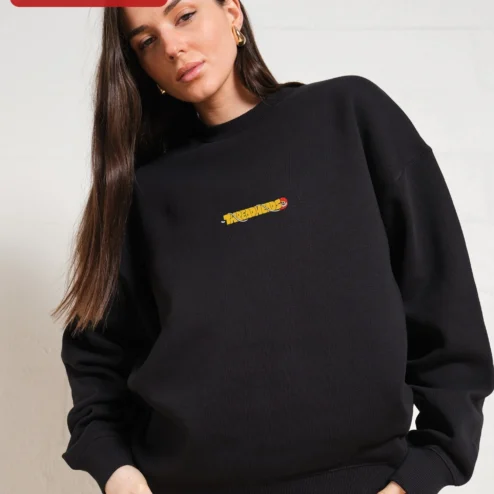 Threadheads Sweatshirt Vintage 90s Inspired Crewneck Graphic Streetwear for Men on a hanger, ready to ship from Chicago, Illinois