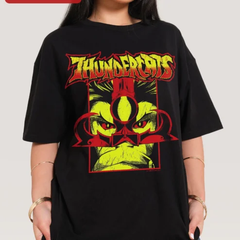 Thundercats Lion-O Retro Graphic Tee 80s Cartoon Apparel for Fans