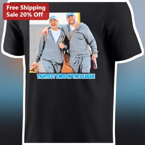 Tightest Ends In The League Tee NFL Football Tight End Graphic Shirt Fantasy Football Draft Gift available at our Chicago, Illinois warehouse