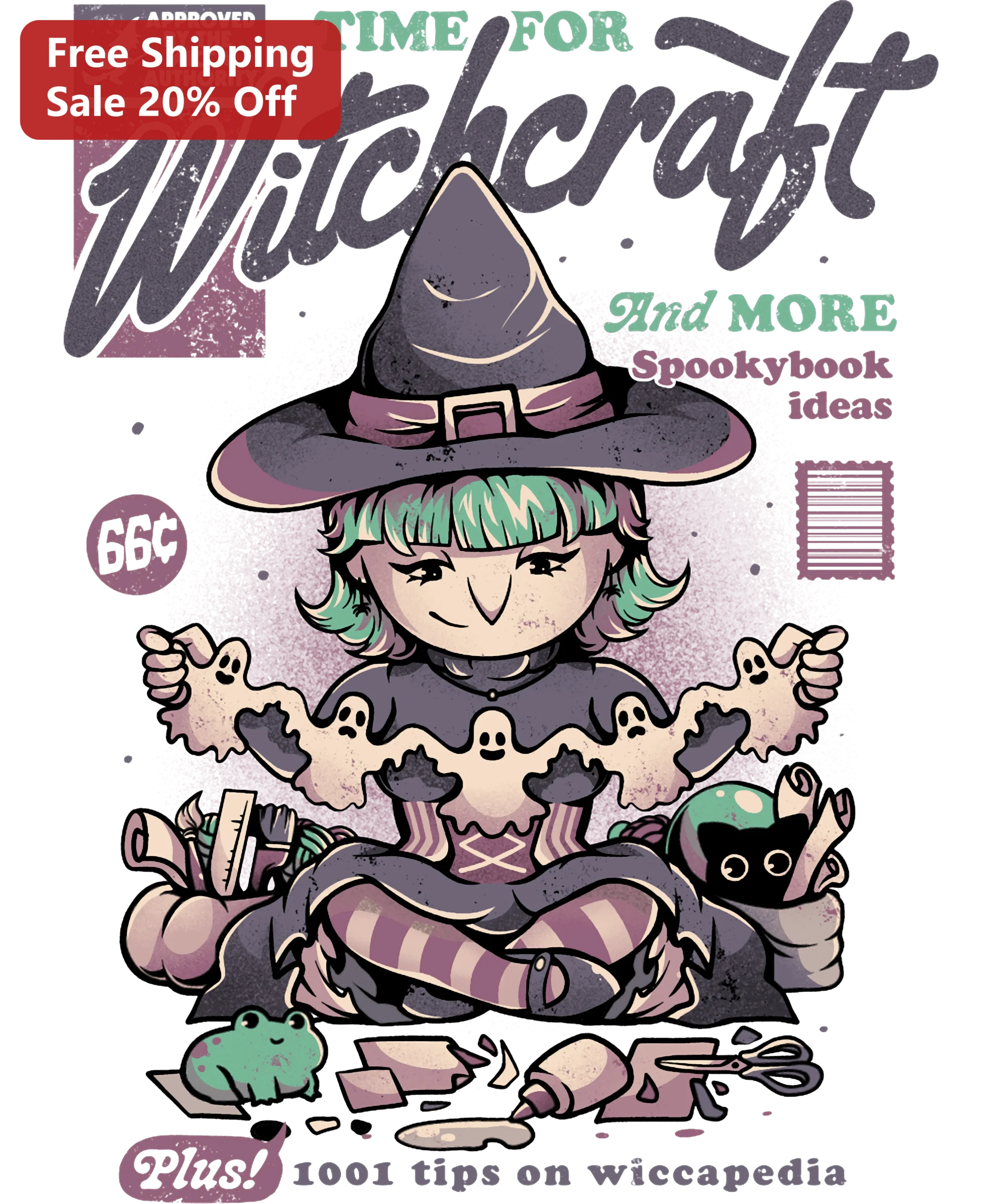 Time for Spookybook Ideas Wiccopedia Tips Cute Witch Tee