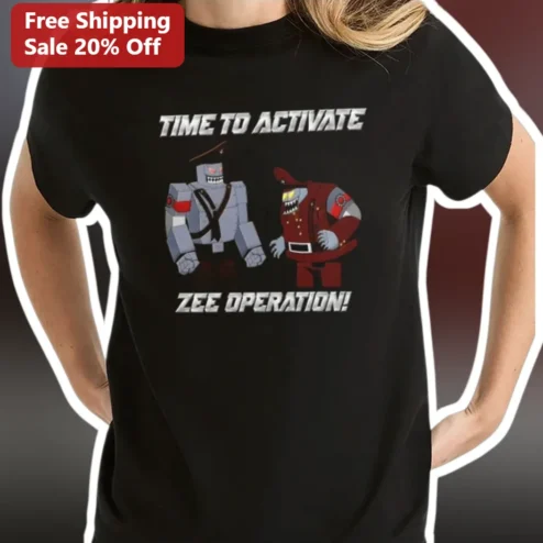 Time To Activate Zee Operation Roblox Zombies Graphic Tee for Gamers