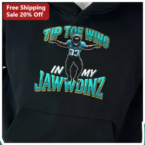 Tip Toe Wing In My Jawwdinz Christian McCaffrey Hoodie