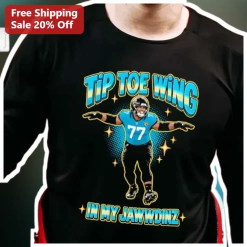 Tip Toe Wing In My Jawwdinz Long Sleeve Tee