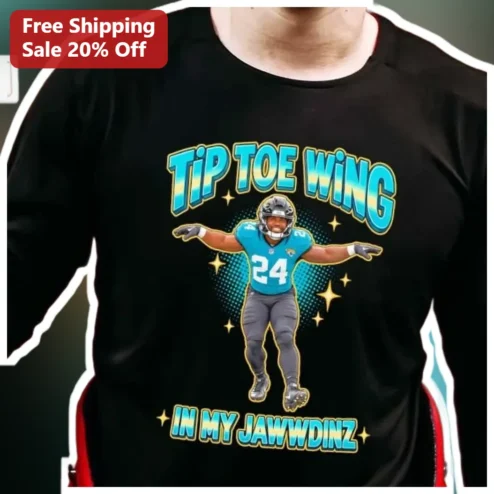 Tip Toe Wing In My Jawwdinz Tee Ja'Marr Chase Cincinnati Bengals NFL Meme Graphic Shirt