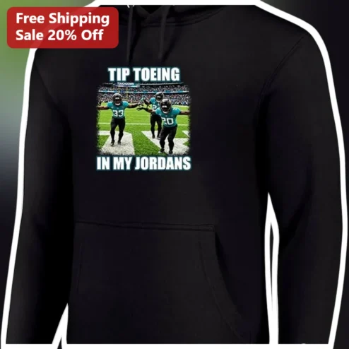 Tip Toeing In My Jordans Jalen Hurts Eagles Football Hoodie