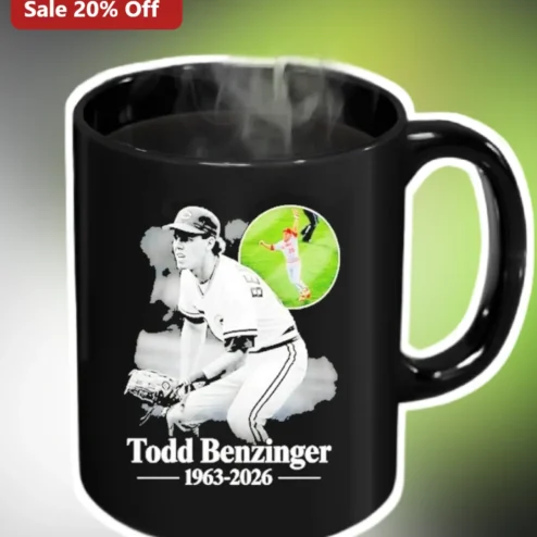 Todd Benzinger Baseball Mug Cincinnati Reds Memorial Tribute Gift for Fans