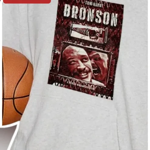 Tom Hardy Bronson Tee Distressed Movie Poster Graphic Shirt
