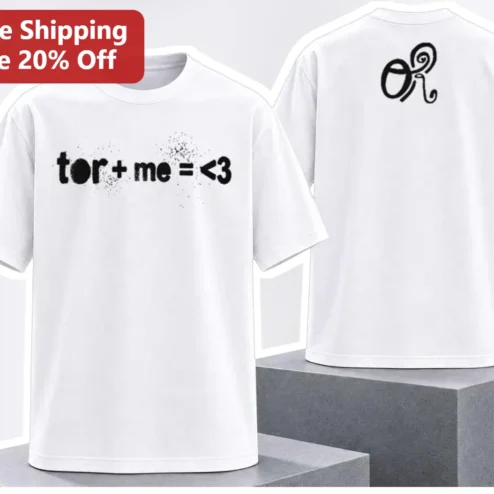 Tor Me <3 Graphic Tee Tech Humor Privacy Advocate Gift for Developers available at our Chicago, Illinois warehouse