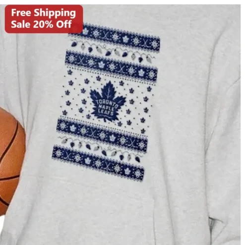 Toronto Maple Leafs Ugly Christmas Sweater Sweatshirt NHL Holiday Fan Gift