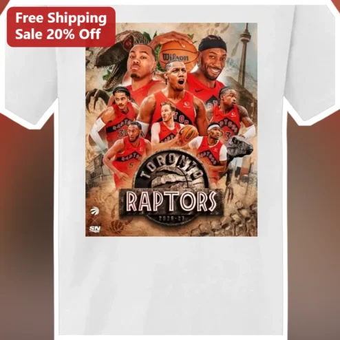 Toronto Raptors 2026-27 Tee Scottie Barnes RJ Barrett Immanuel Quickley Fan Gear