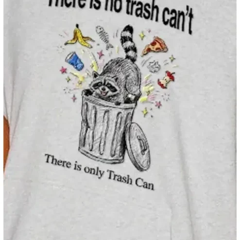 Trash Can Tee There Is No Trash Cant Funny Raccoon Graphic T-Shirt