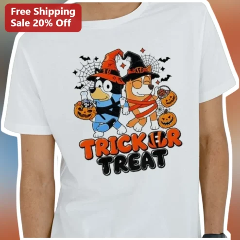 Trick or Treat Bengals Dog Halloween Graphic Tee