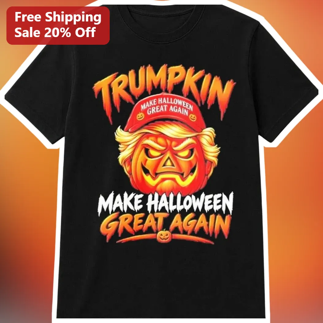 Trumpkin Make Halloween Great Again Donald Trump Pumpkin Graphic Tee