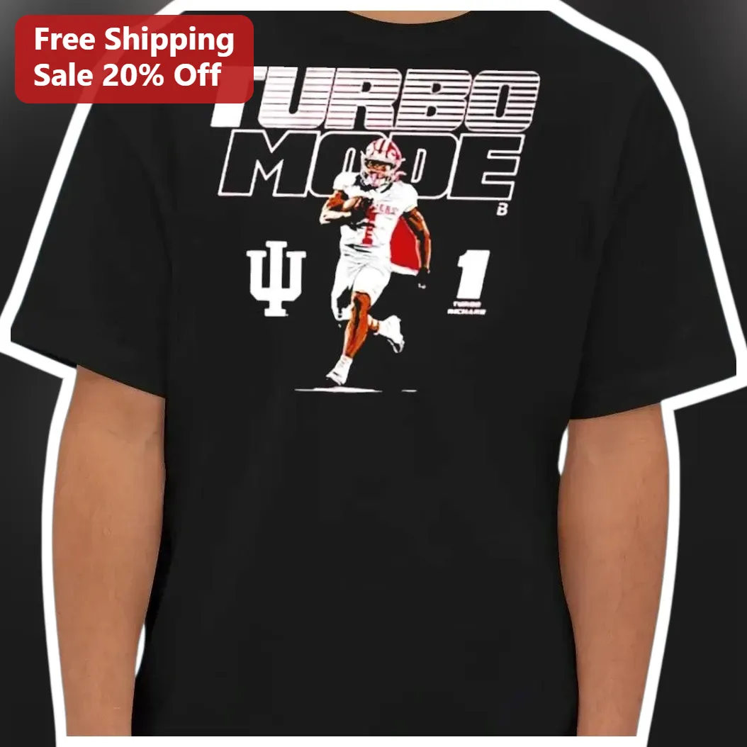 Turbo Mode Indiana Hoosiers Football Tee Tyson Richardson College Fan Gear