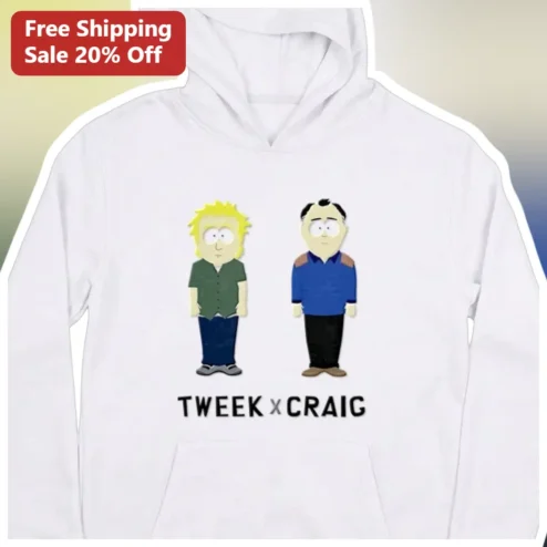 Tweek x Craig Hoodie South Park Tweak Tucker Fan Art Unisex Sweatshirt