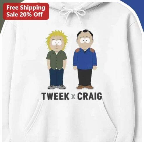 TWEEX CRAIG South Park Tweek and Craig Graphic Hoodie