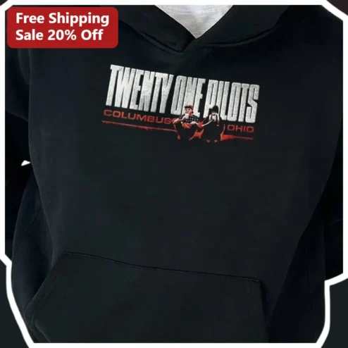 Twenty One Pilots Columbus Ohio Hoodie Band Merch Fan Gift