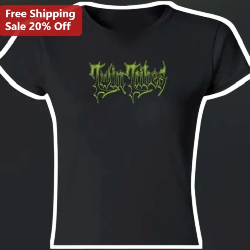 Twin Tribes Logo Graphic Tee for Women, Alternative Rock Band Merch Shirt