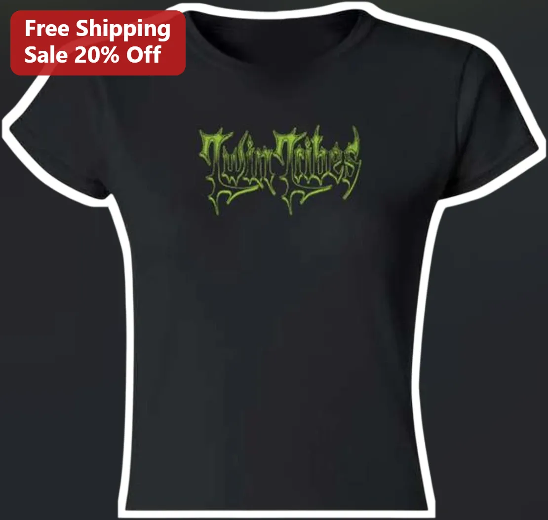 Twin Tribes Logo Graphic Tee for Women, Alternative Rock Band Merch Shirt