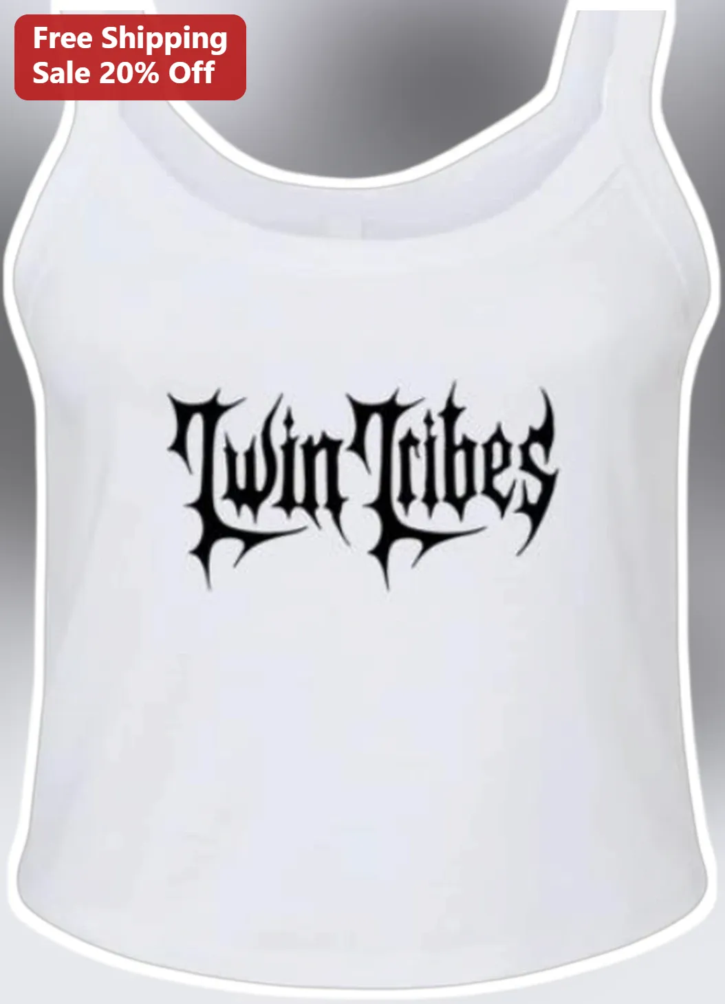 Twin Tribes Tank Top Gothic Metal Band Merch Fall 2026 Tour Edition