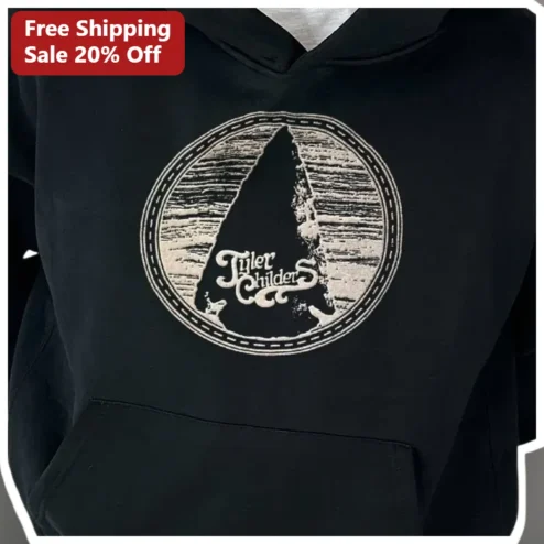Tyler Childers Hoodie Vintage Witch Hat Distressed Country Music Merch Pullover