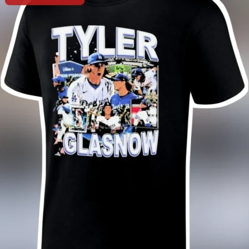 Tyler Glasnow Dodgers #31 Baseball Pitcher Graphic Tee for Men Women