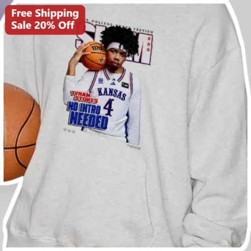 Tyran Stokes No Intro Needed SLAM 2024 College Hoops Preview Sweatshirt available at our Chicago, Illinois warehouse