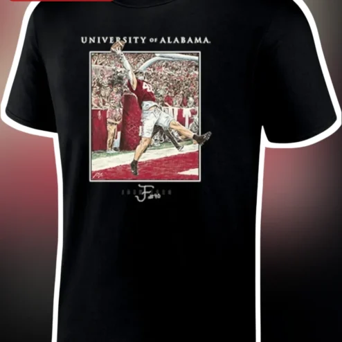 University of Alabama Crimson Tide Football Player Tee Game Day Fan Gift