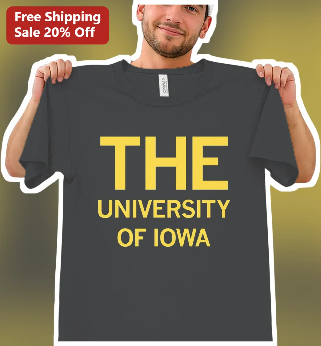 University of Iowa Hawkeyes Tee Collegiate Apparel Gift for Students Alumni