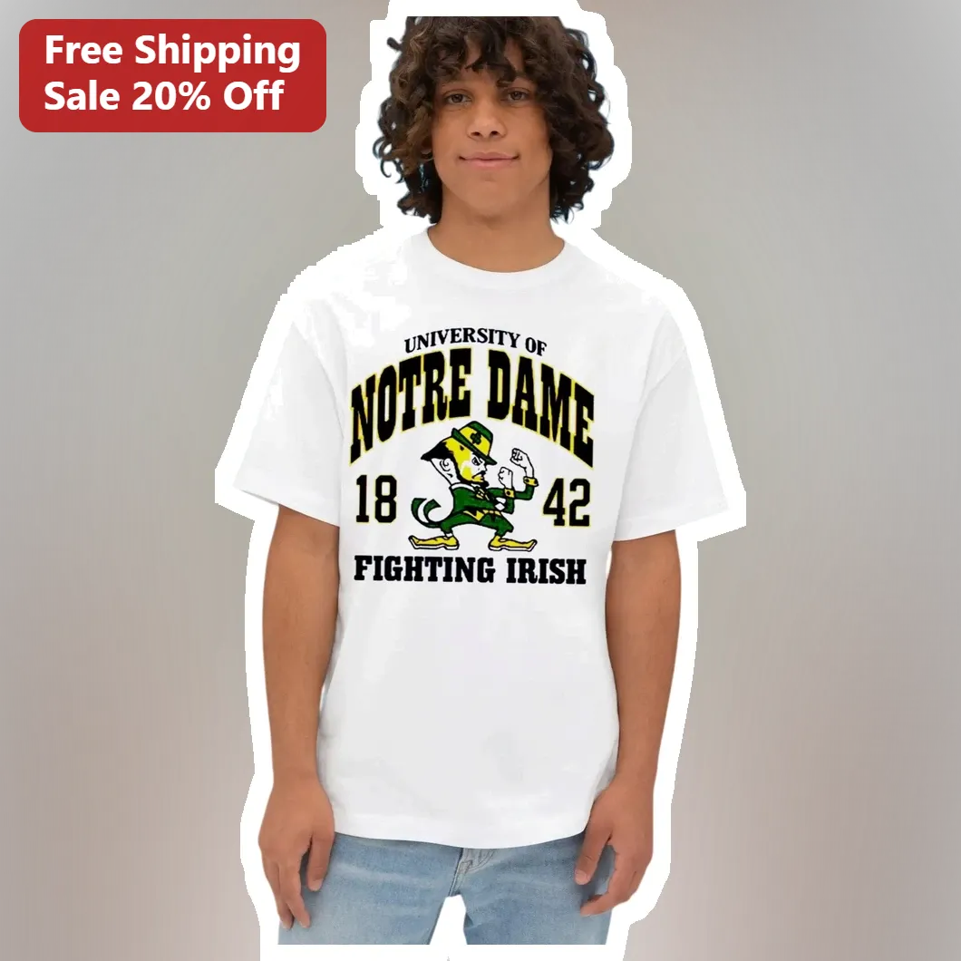 University of Notre Dame Fighting Irish Vintage Leprechaun Mascot Tee